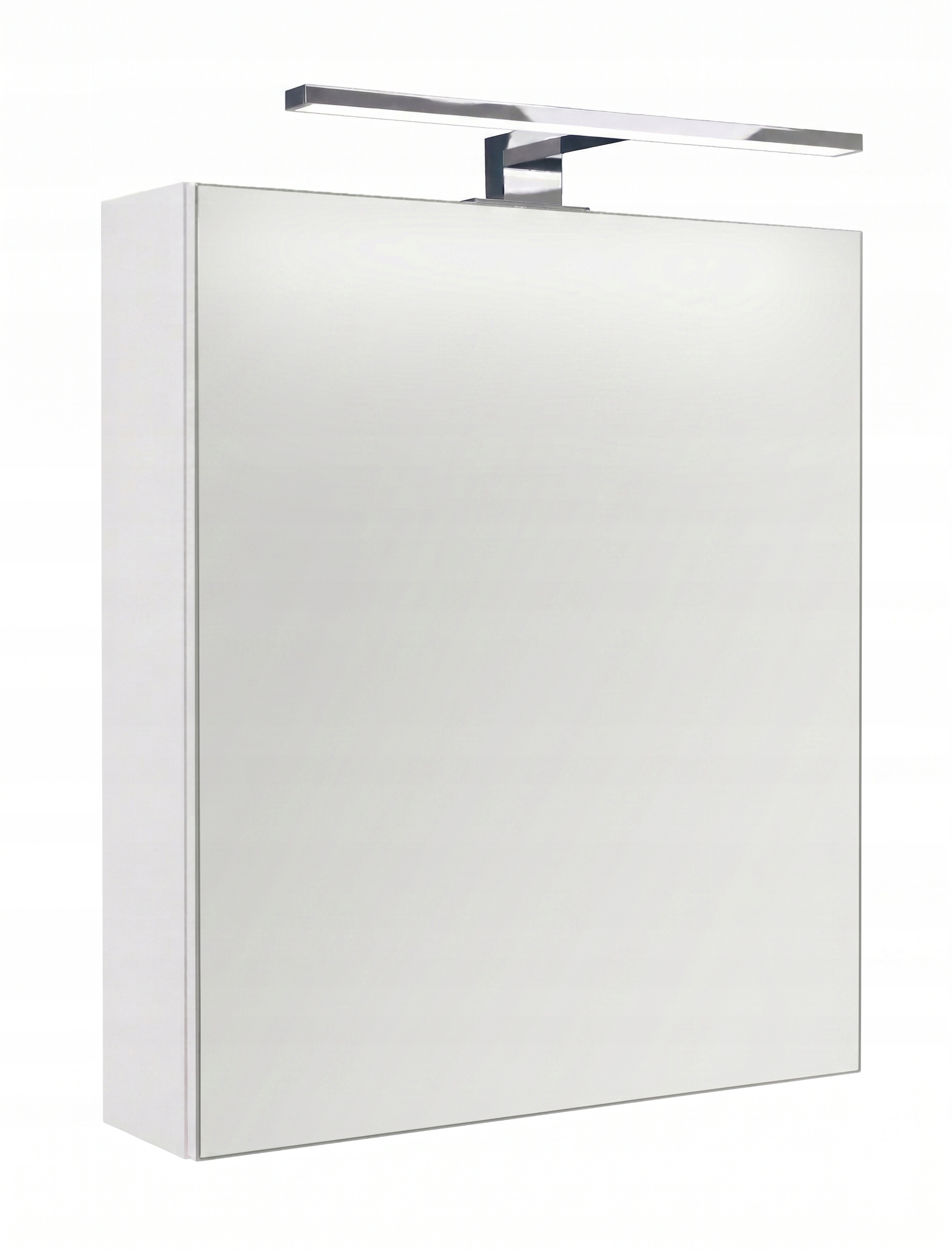 Koupelnová skříňka se zrcadlem Led bílá 60x60 cm osvětlení koupelna