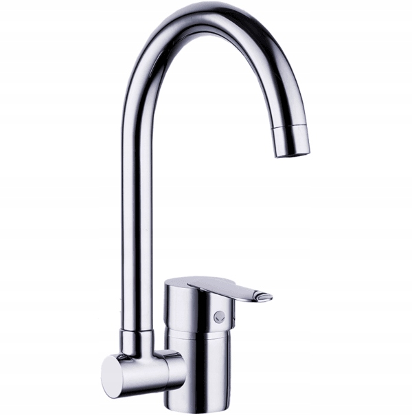 Lila – stojanková drezová batéria s sklopným výtokom U