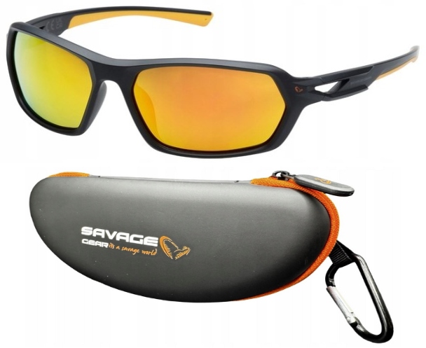 Polarizační brýle Savage Gear Polarized 3 Orange Revo Pouzdro