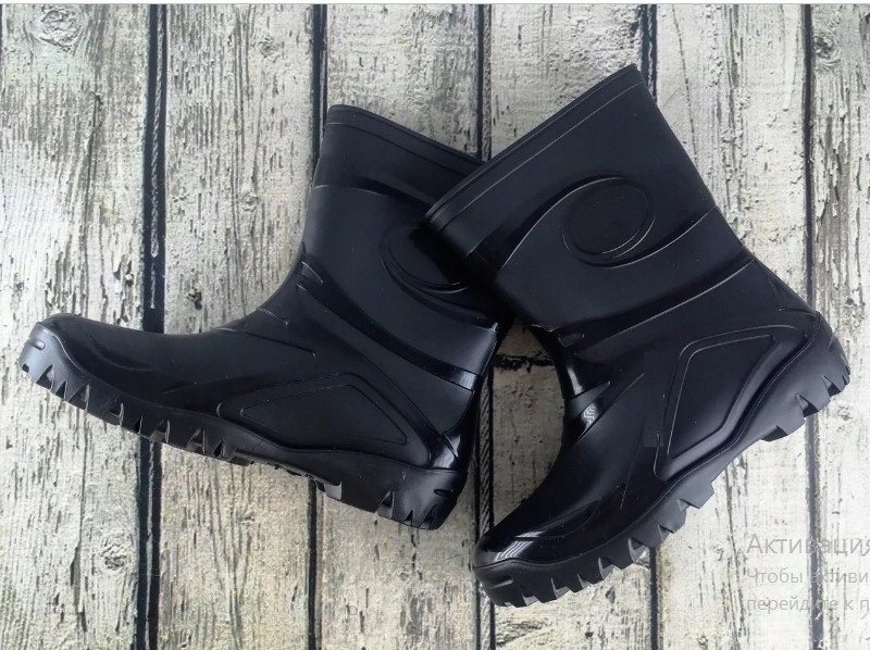 KALOSZE GUMOWCE NISKIE DAMSKIE MĘSKIE MŁODZIEŻOWE Kolor czarny