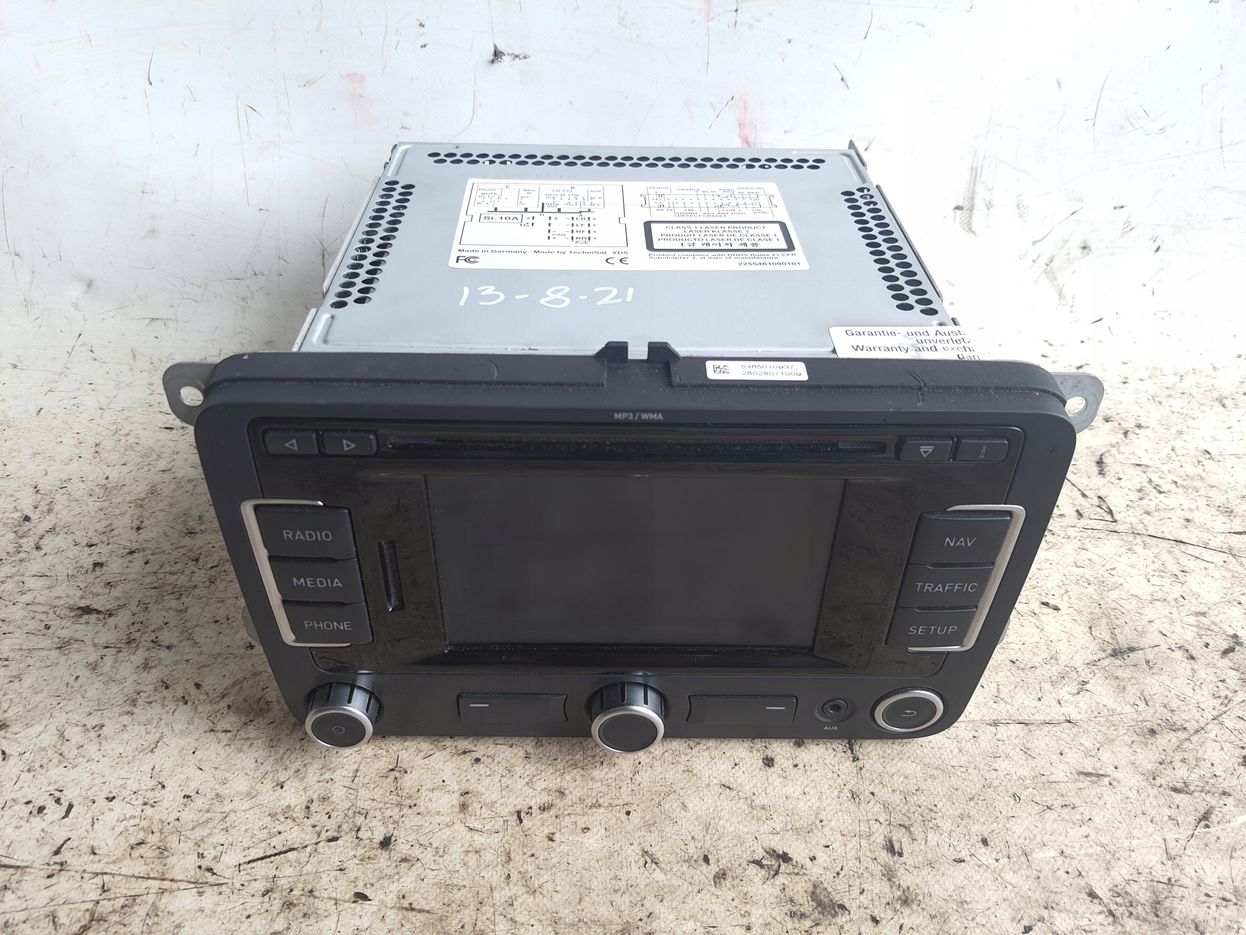 SEAT ALHAMBRA II RADIO navigation 5P0035191D