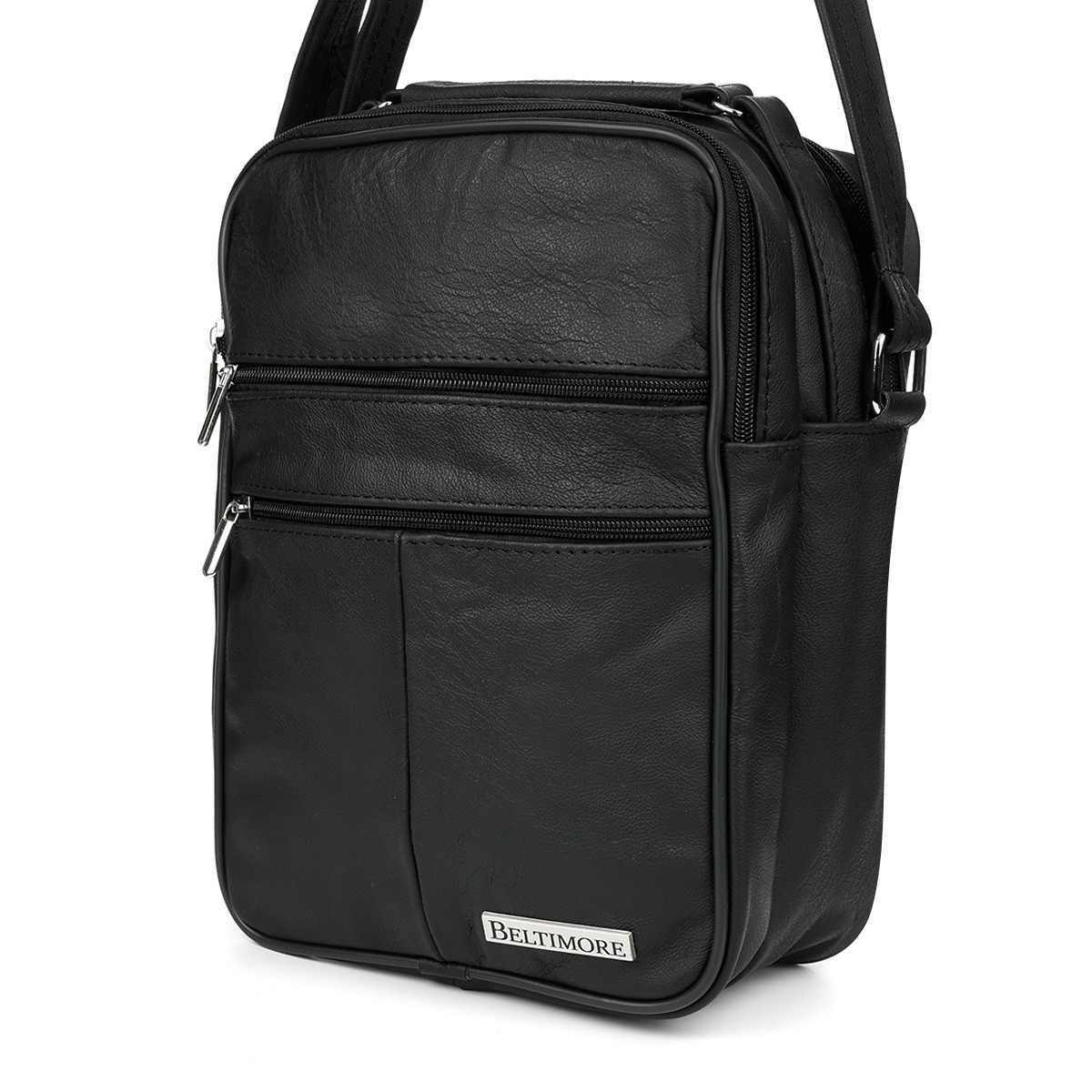 Pánská kožená taška s praktickou černou taštičkou Beltimore G68