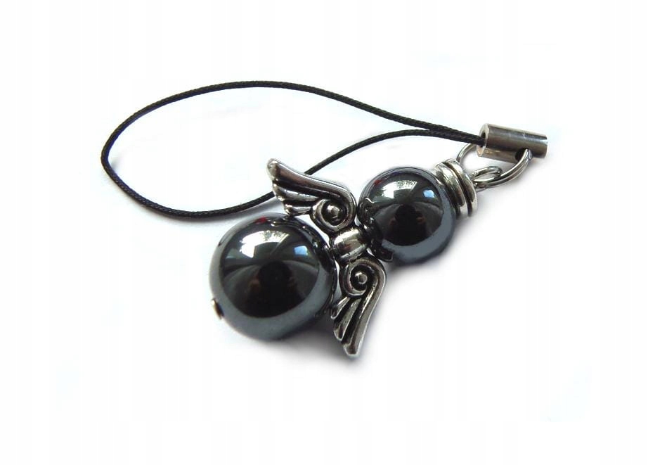 

Zawieszka Do Telefonu Anioł Hematyt aniołek