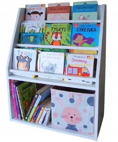 

Regał Pólka Biblioteczka Książki Dziecko Plecy