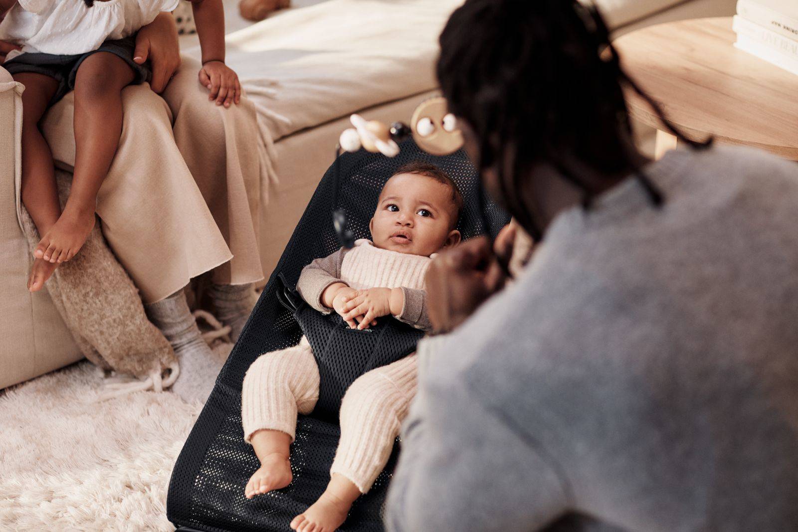 BABYBJORN Googly Eyes zabawka do leżaczka black wh Waga dziecka brak informacji