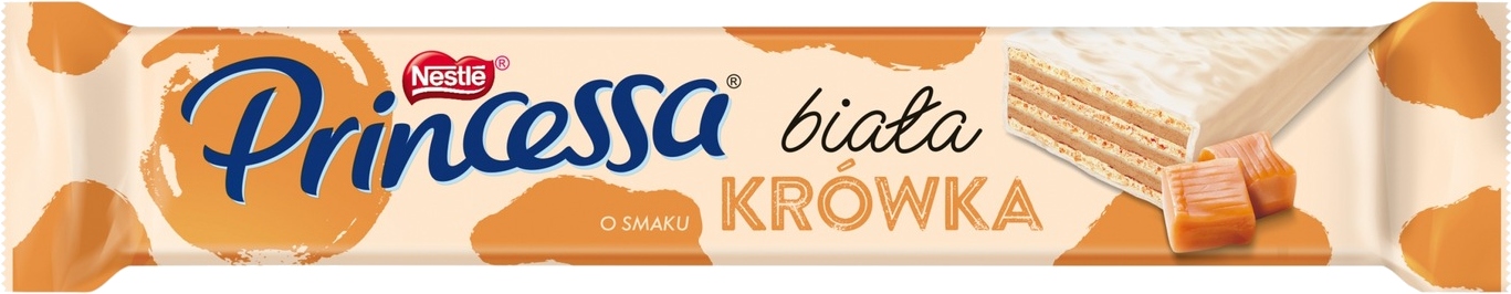 Levně Sada Nestle Princessa Bílá oplatka s příchutí krávy 30 ks 40 g