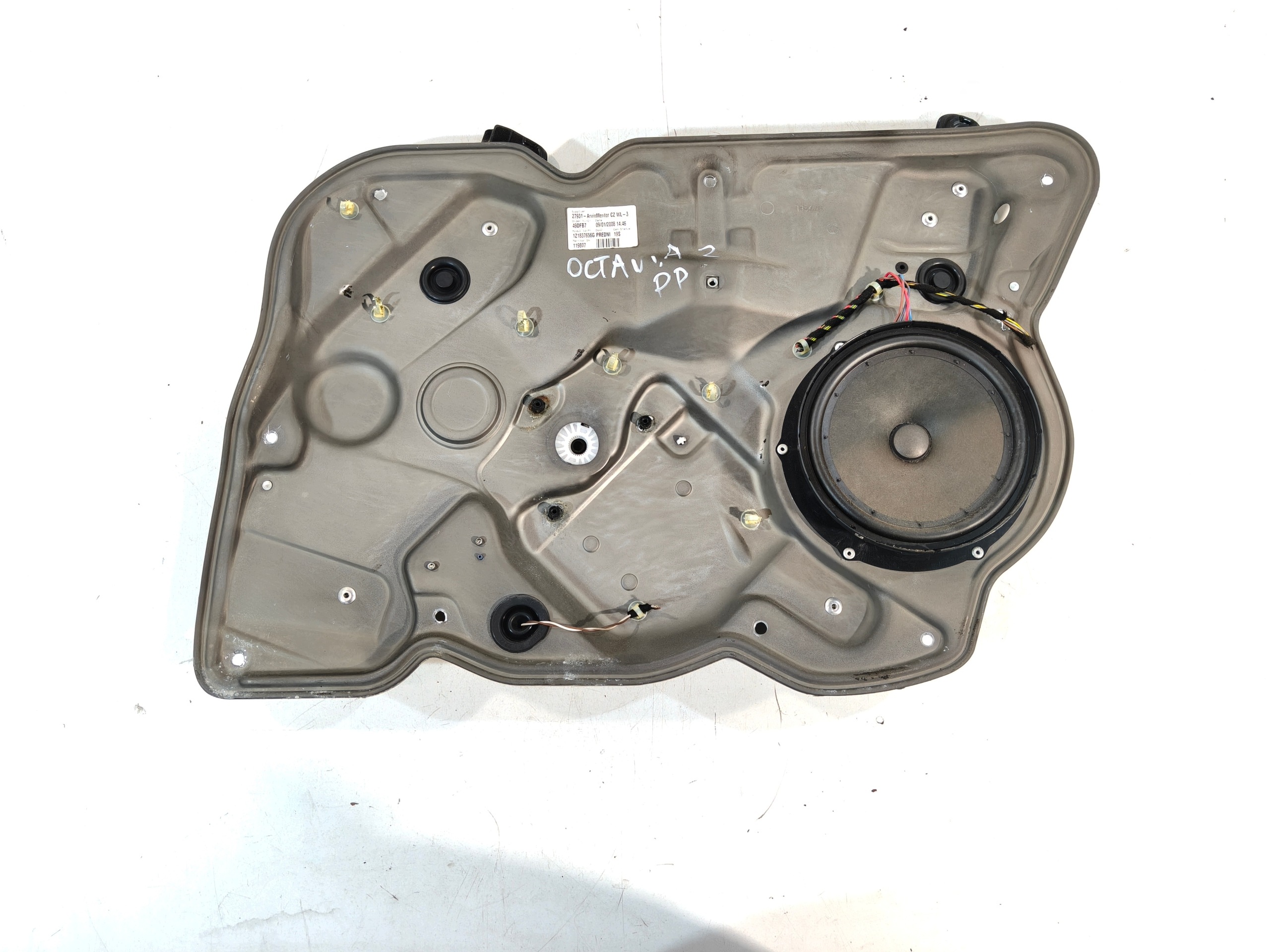 mechanism windows right front OE 119807 SKODA Octavia II 2 04-13