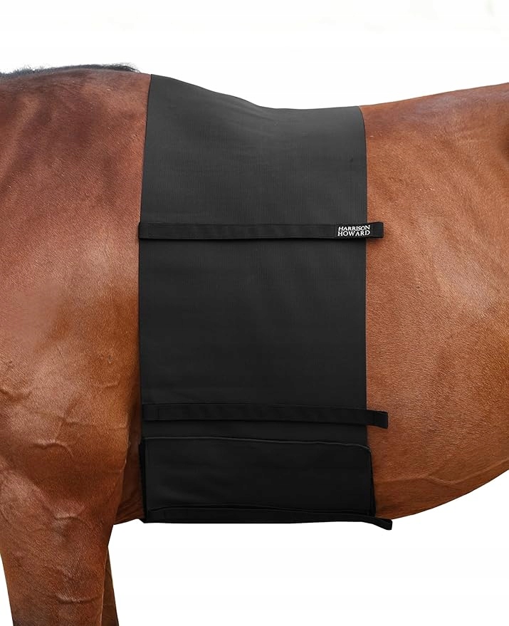 Harrison Howard chránič břicha koně Belly Guard, elastický, černý