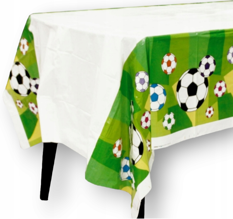 OBRUS FOLIOWY PIŁKA NOŻNA PIŁKI NA URODZINY 220CM