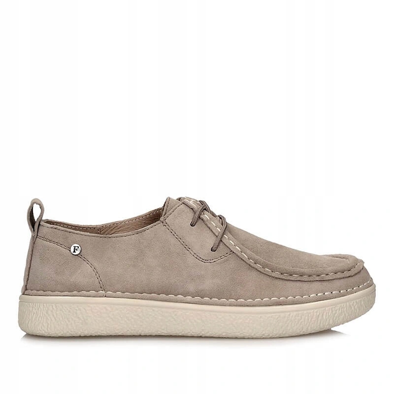 Dámské polobotky Filippo DP7604/26 Be béžové kožené barefoot, šněrovací