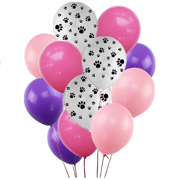 BALONY zestaw PAW PSI PATROL łapki pieska