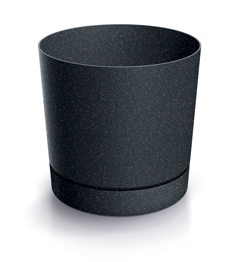 Doniczka osłonka donica DPOP150W Tubo P Eco Wood 14,8cm ANTRACYT