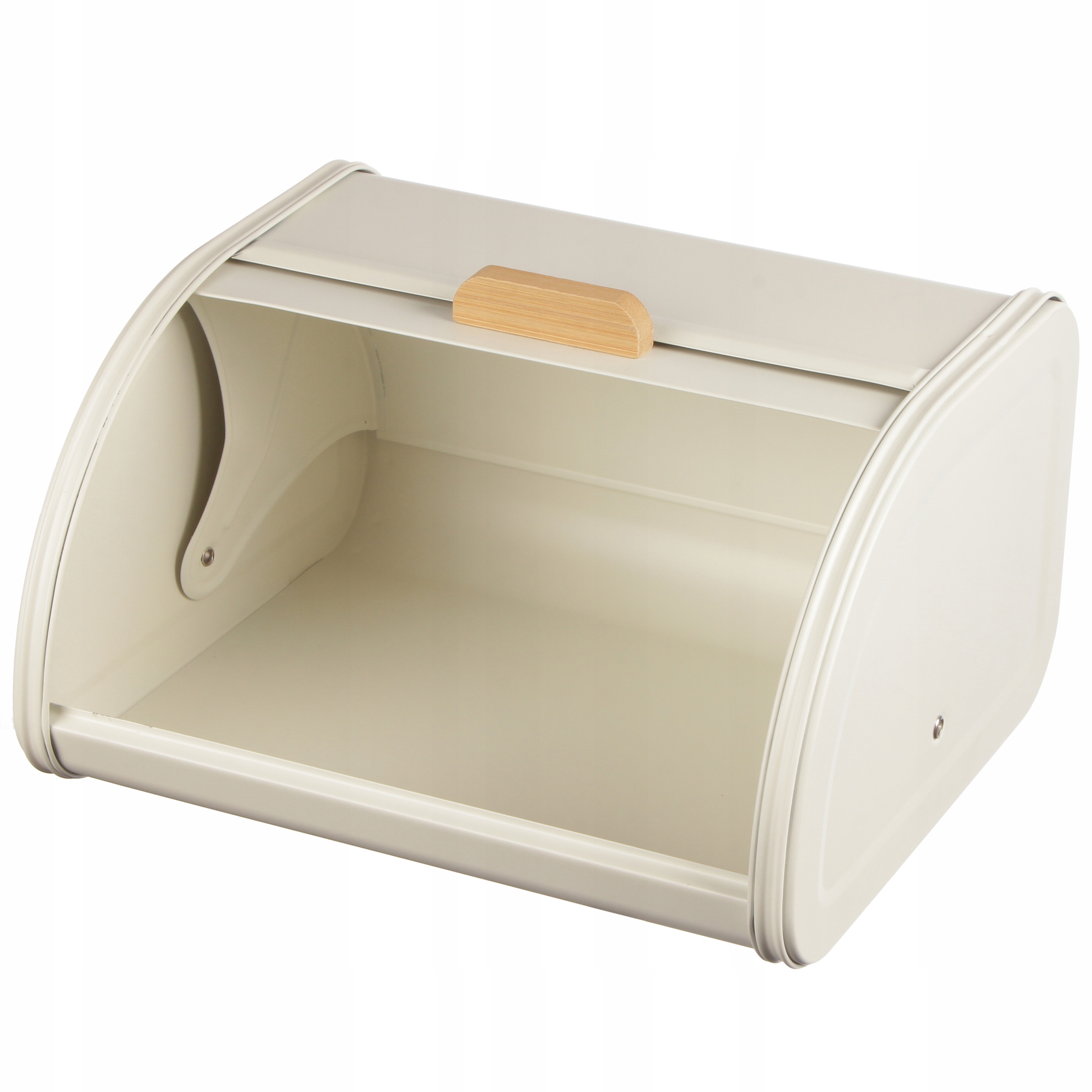 CHLEBAK BIAŁY POJEMNIK NA PIECZYWO BUŁKI CHLEB METALOWY POJEMNY