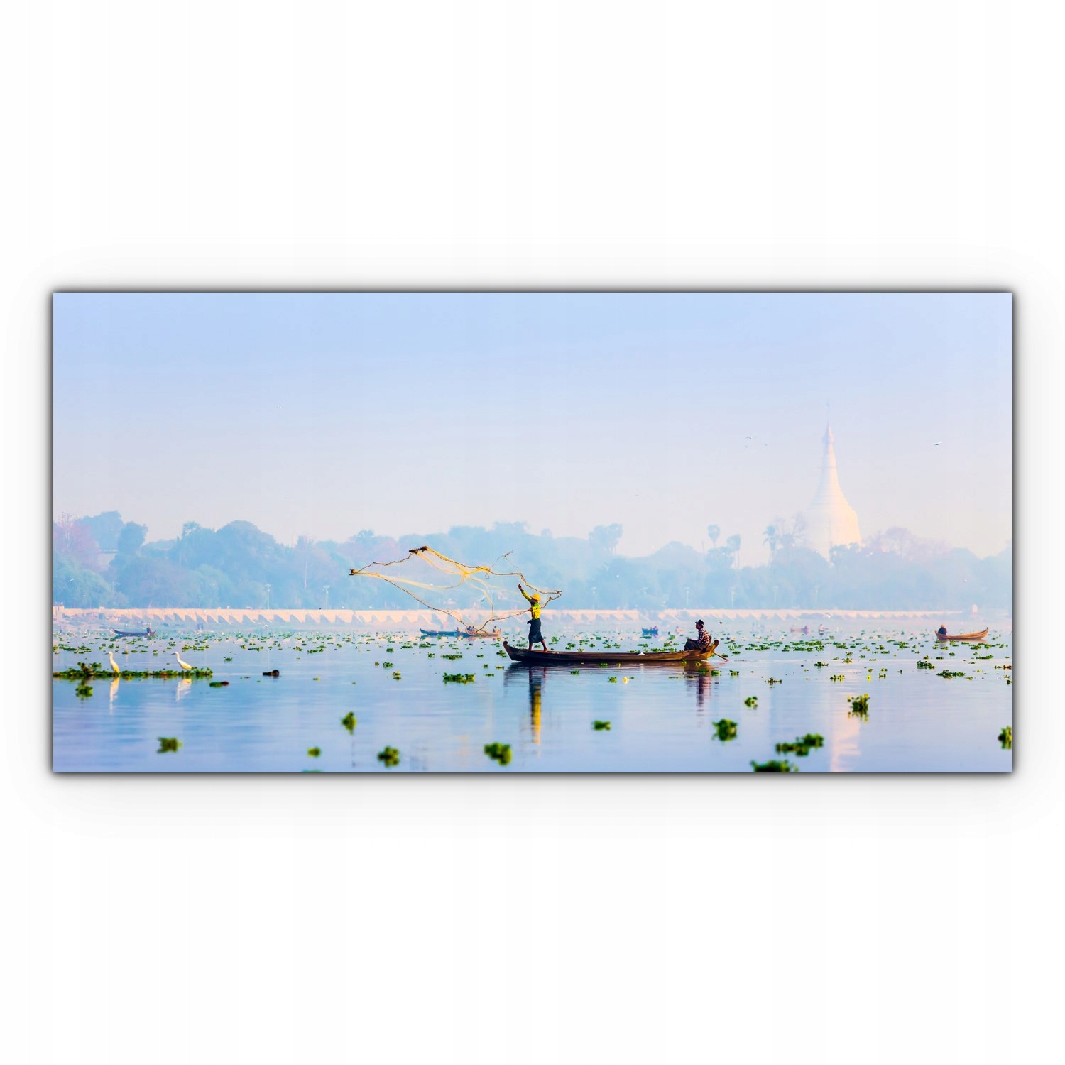

foto-obraz na płótnie 120x60 jezior Rybak Natura