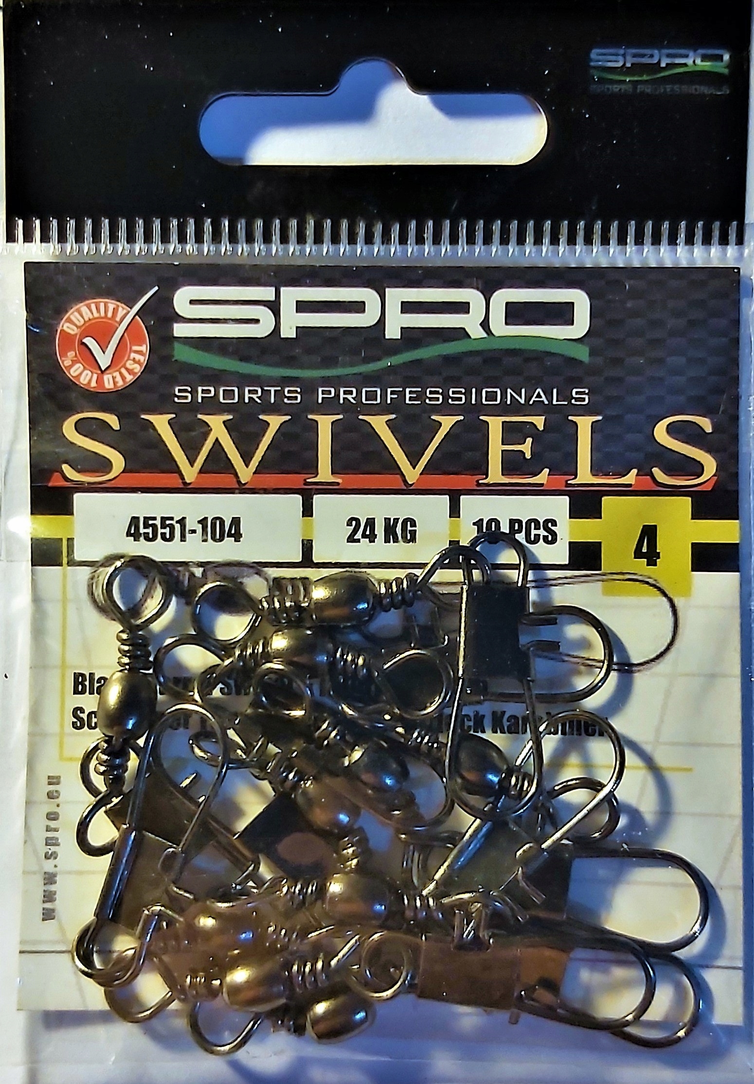 

Krętliki z agrafką 4 Interlock Snap Spro