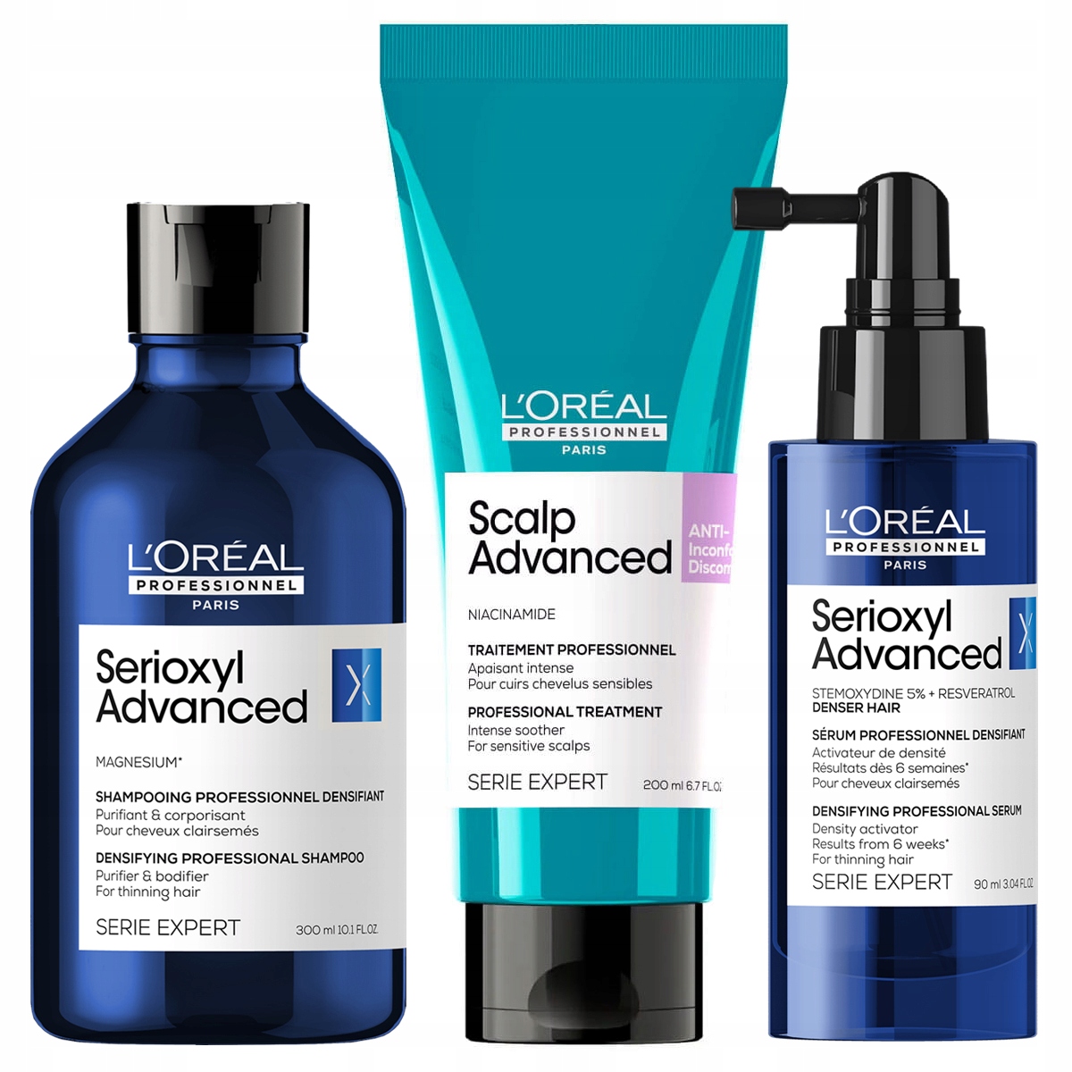 

Loreal Serioxyl Advanced dodaje objętości włosów