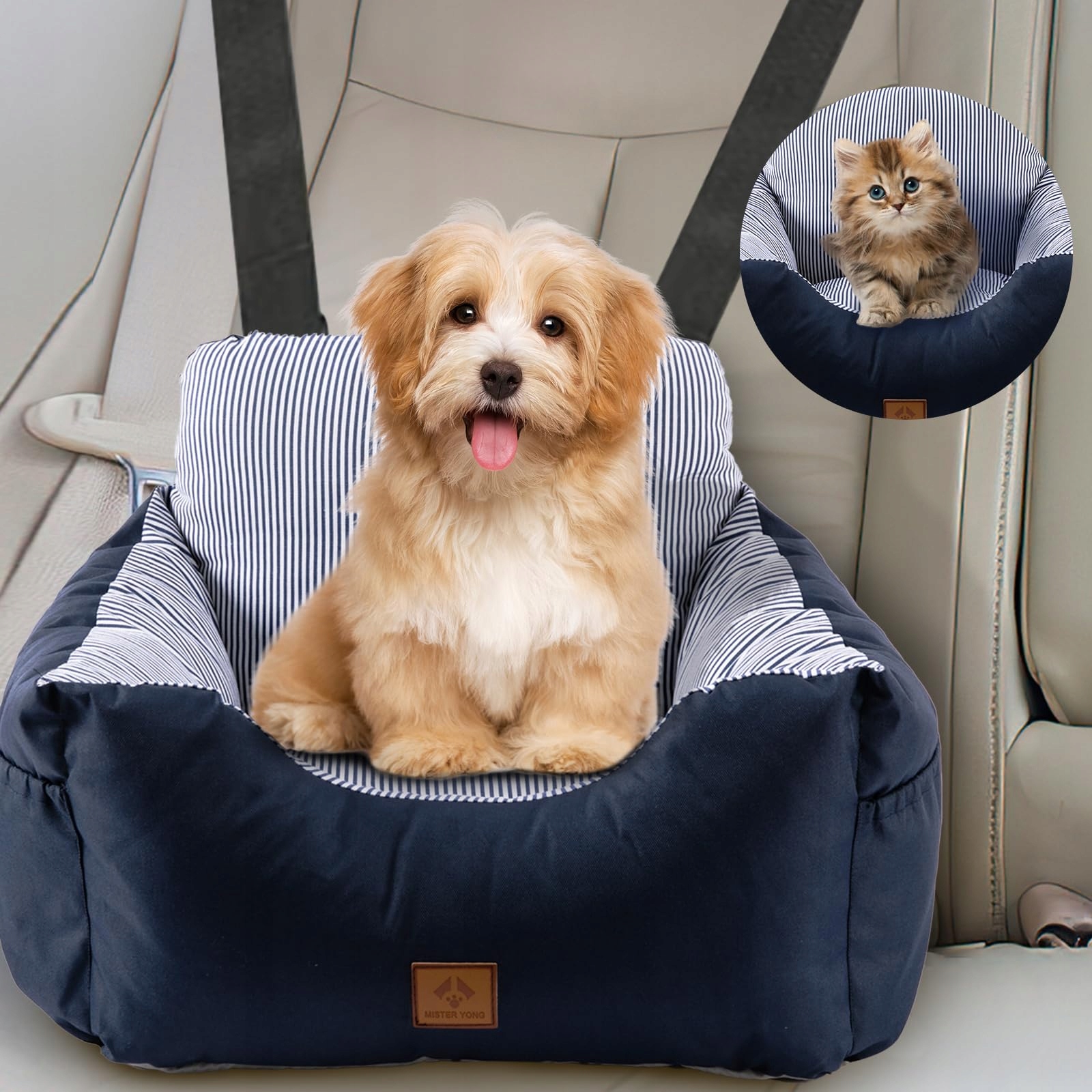 Kleiner Hund Autositz pro malé psy Bezpečný Pohodlný Proti skvrnám