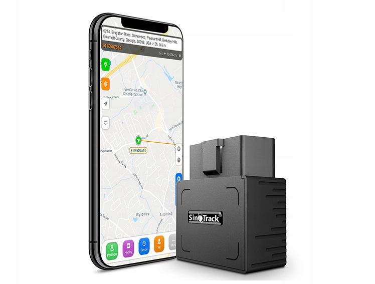 Lokalizator Gps SinoTrack ST902 OBD/OBD2 do samochodu bez abonamentu