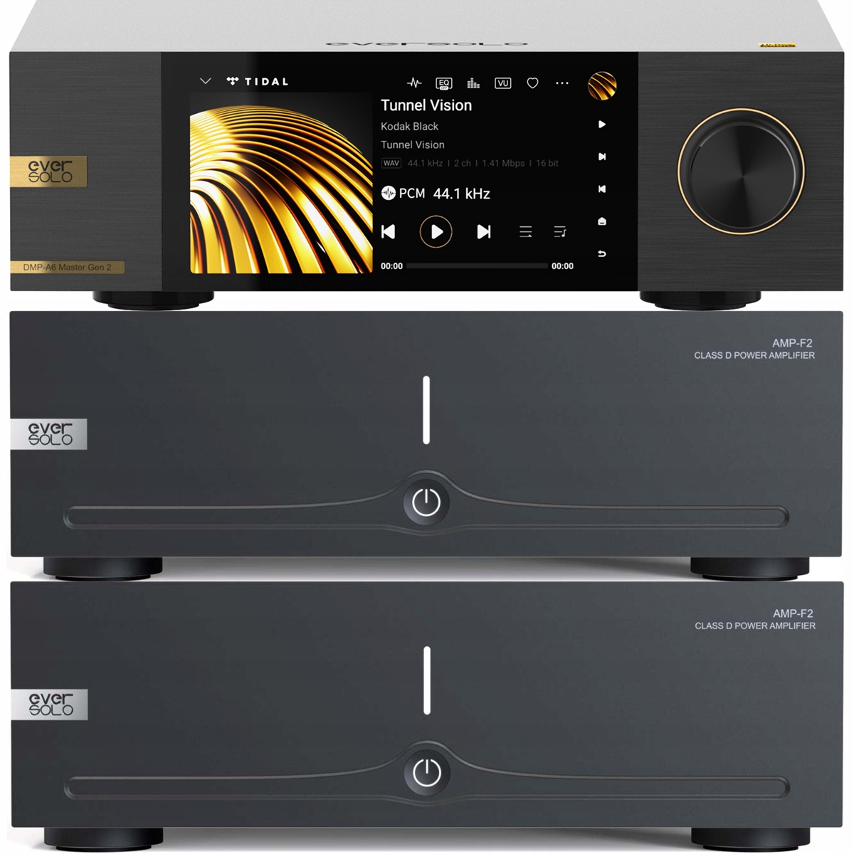 EverSolo DMP-A6 Master Edition gen2 2x EverSolo AMP-F2 Xlr Mqa Hdmi Dsd