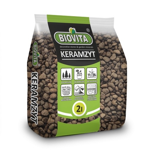 

Keramzyt Ogrodniczy Drobny 4-8mm 2L Drenaż donicy