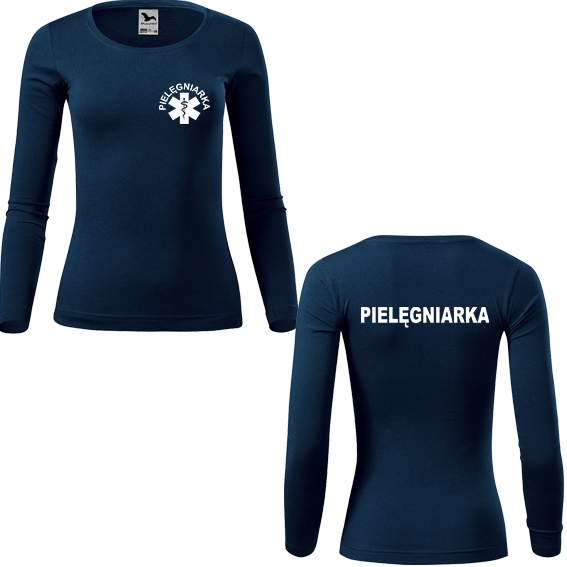 

Damska koszulka Pielęgniarka długi rękaw KL02 XL