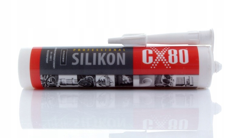 

Silikon wysokotemperaturowy bezbarwny 310ml CX-80