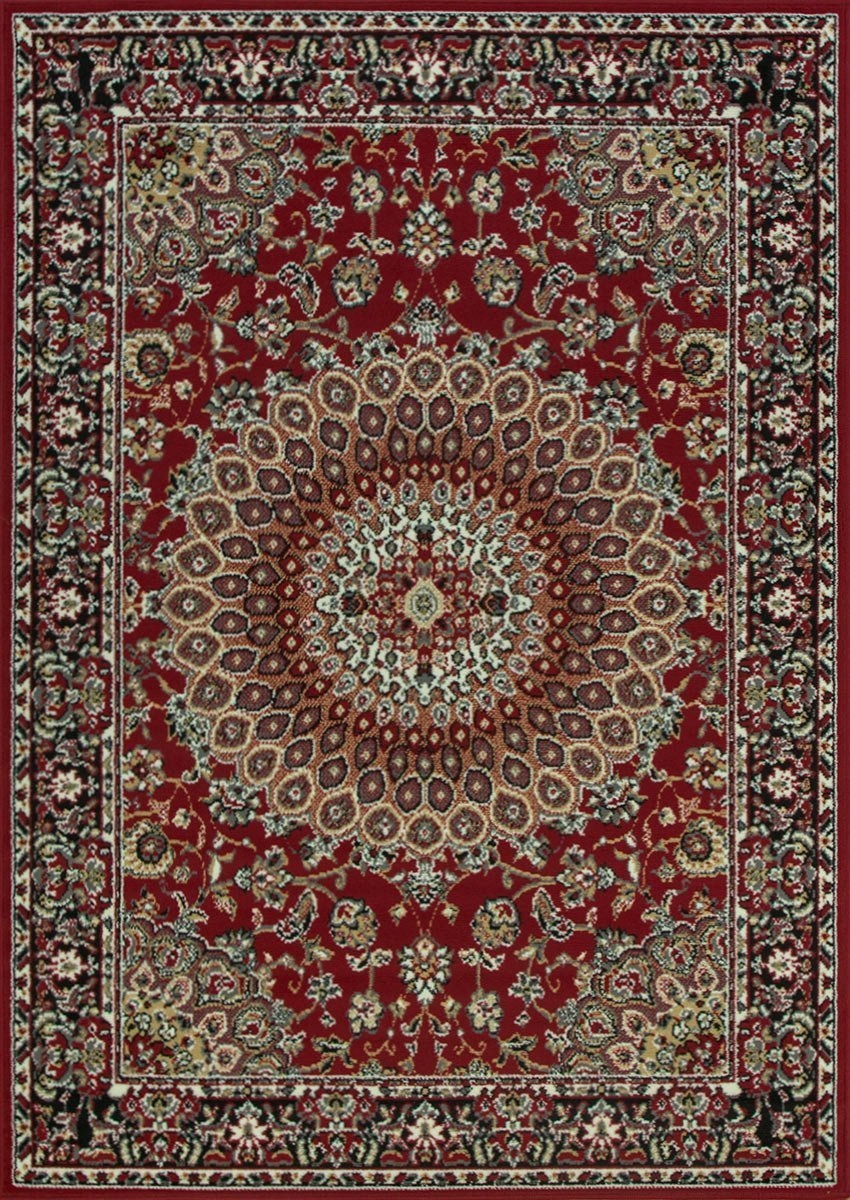 

120x170 cm Bordowy Dywan Aladin Rozeta Ornament