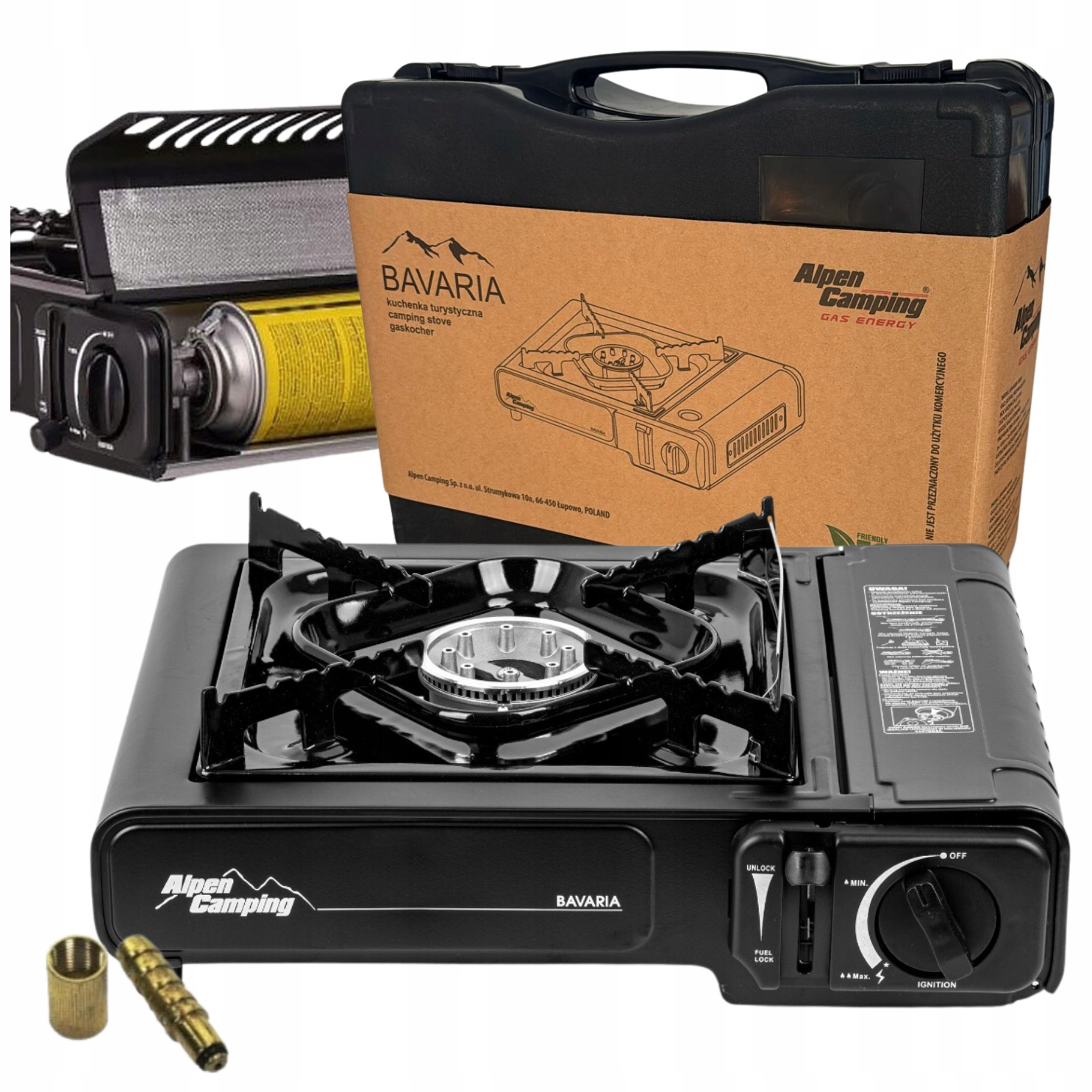 Kuchenka Turystyczna 1 Palnikowa Alpen Camping Bavaria
