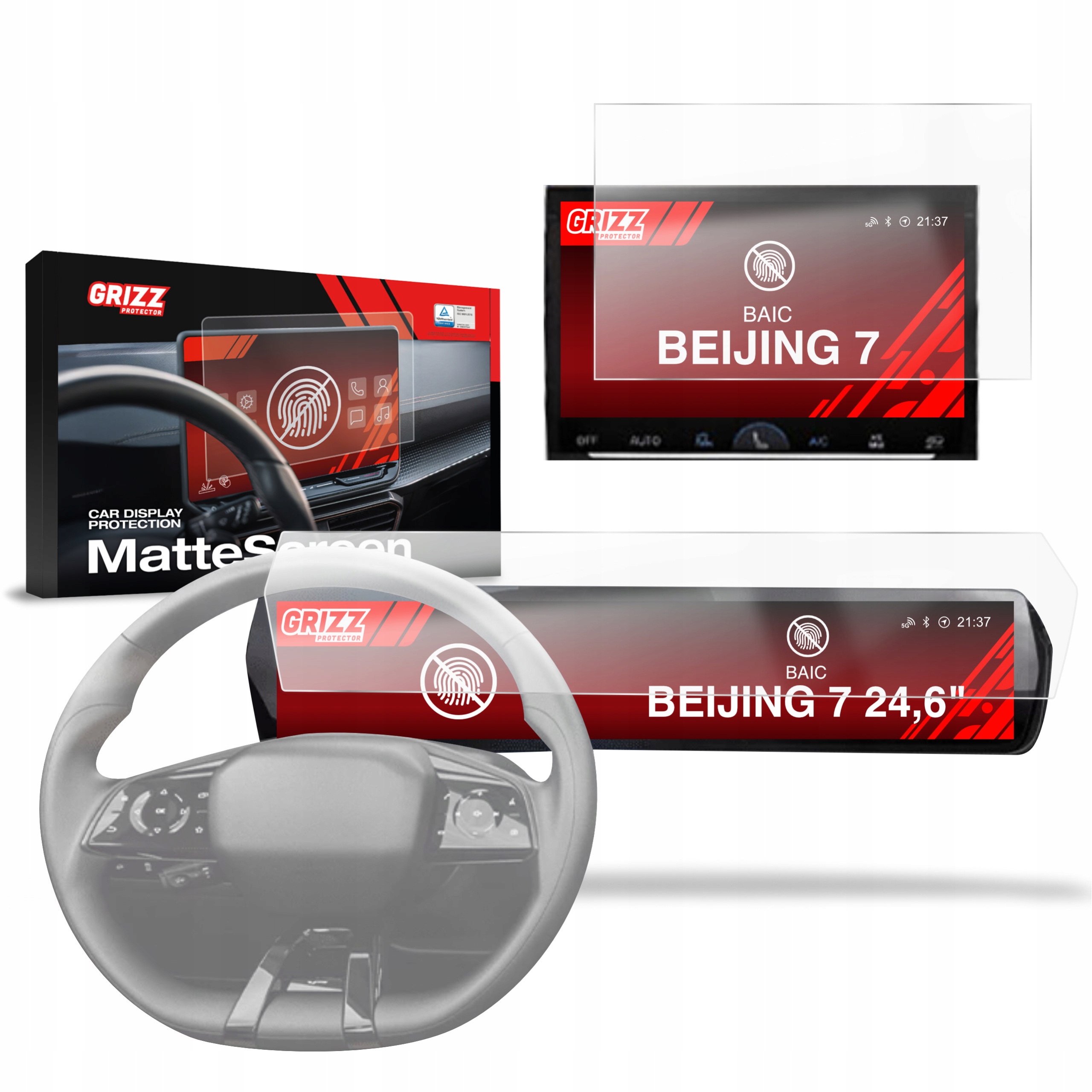 2w1 Folia Antyodciskowa do Baic Beijing 7 (2024-2025)