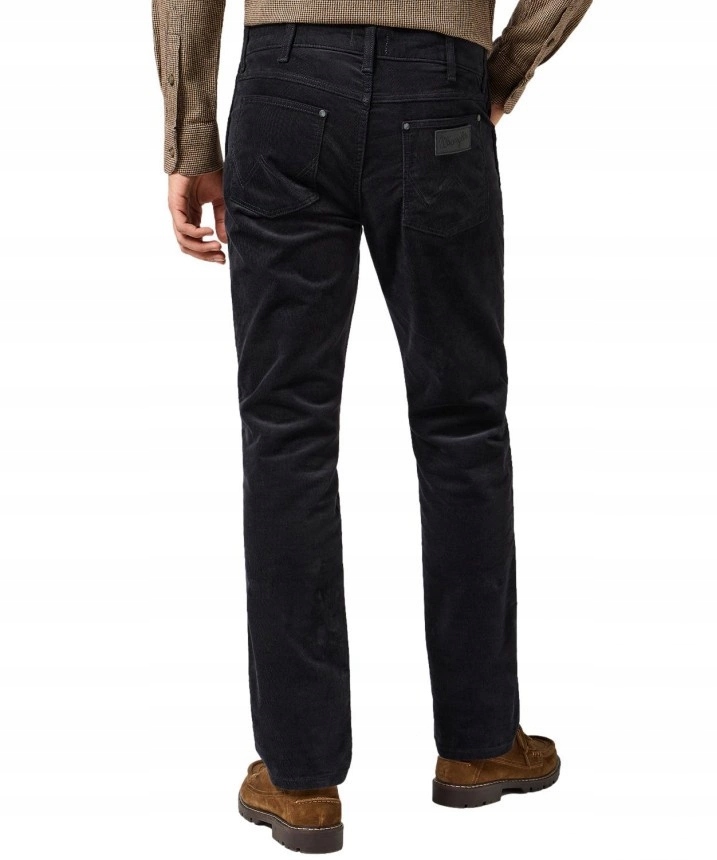 Pánské jednoduché kalhoty Wrangler Greensboro Black 112357406 32/34