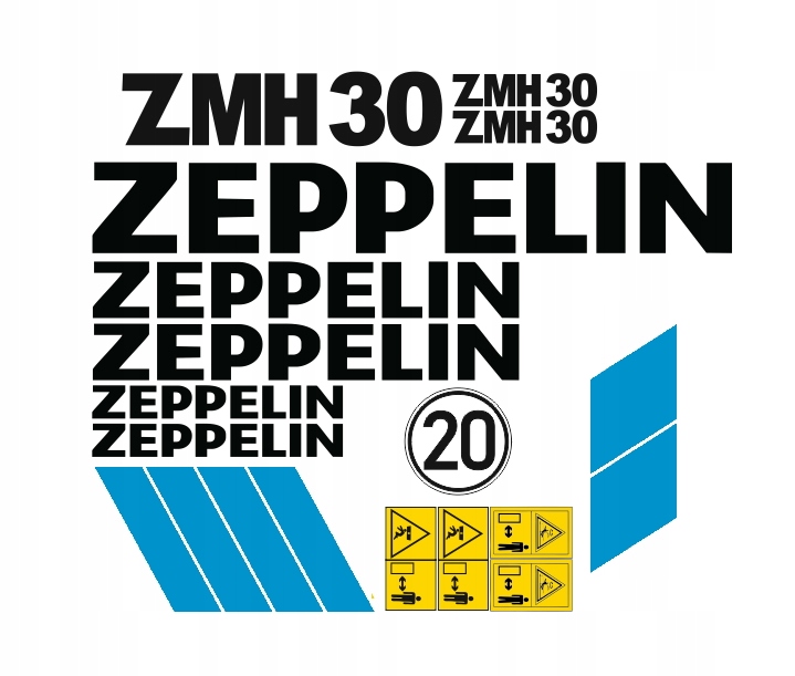 Samolepky samolepka Zeppelin ZMH30