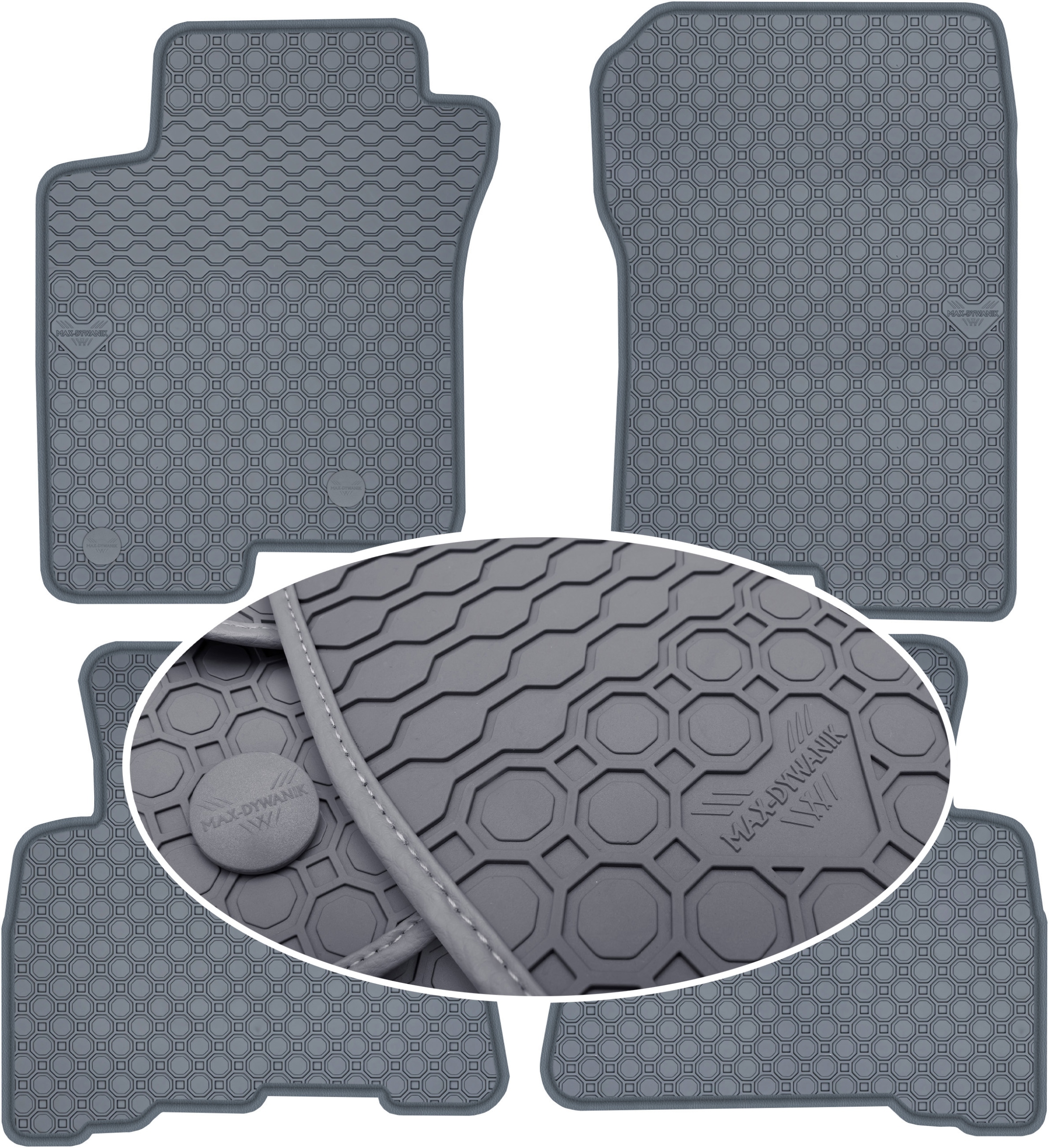 Land Cruiser J150 Long 09-17 Gumové rohože PrimeLiner