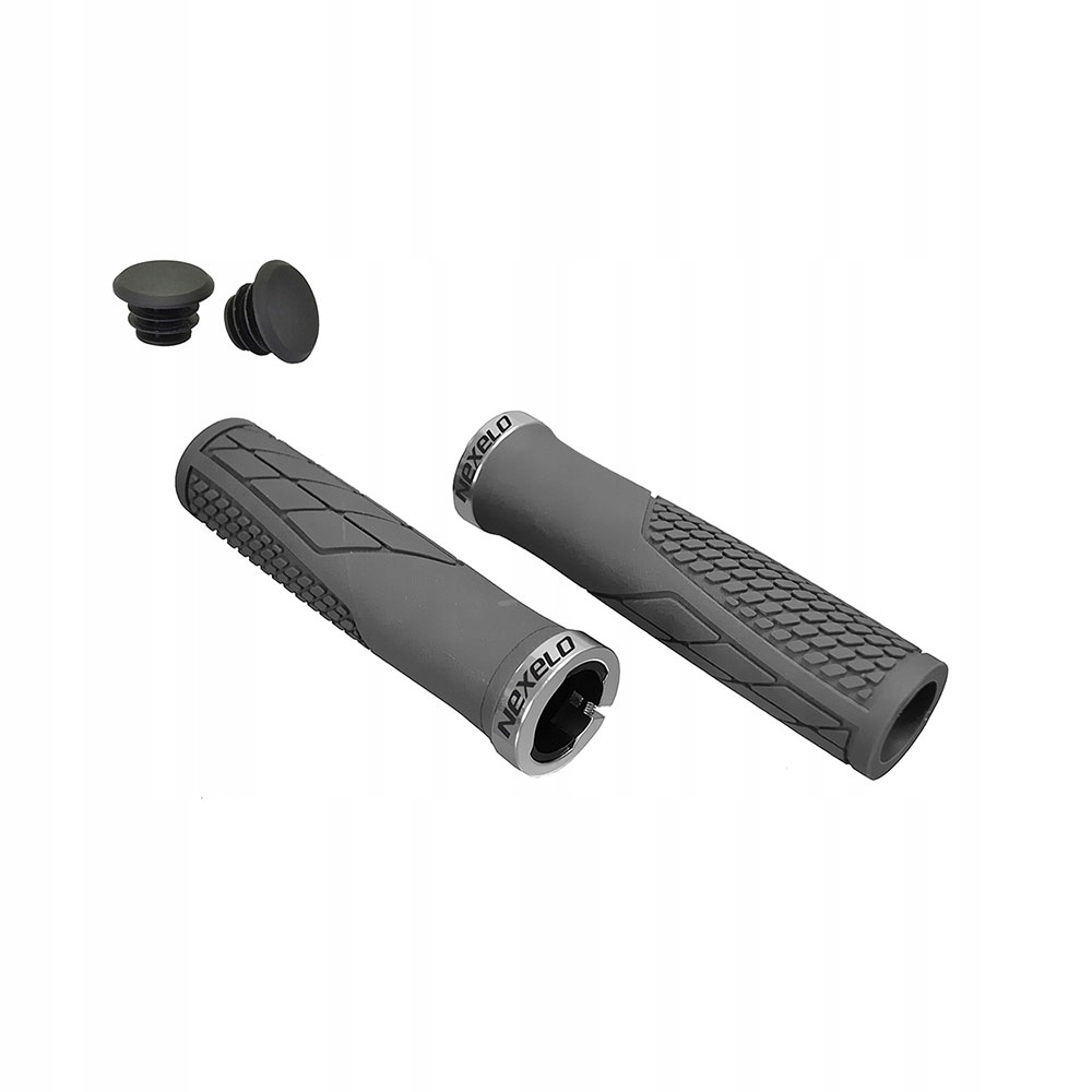 

Chwyt kierownicy gumowy alum pierścień 132mm szary