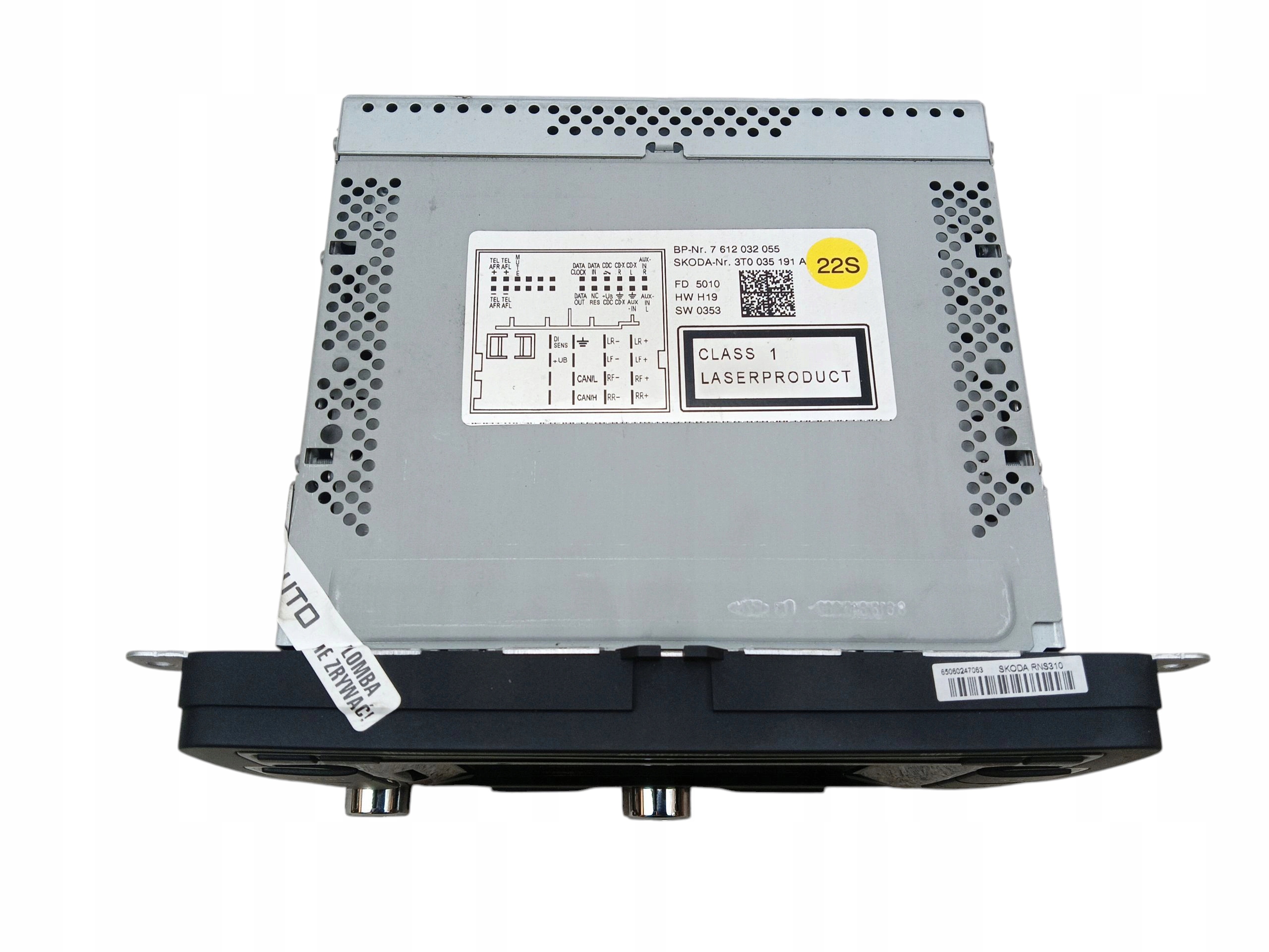 RADIO Navigation SKODA YETI (2009-2012) 3T0035191A