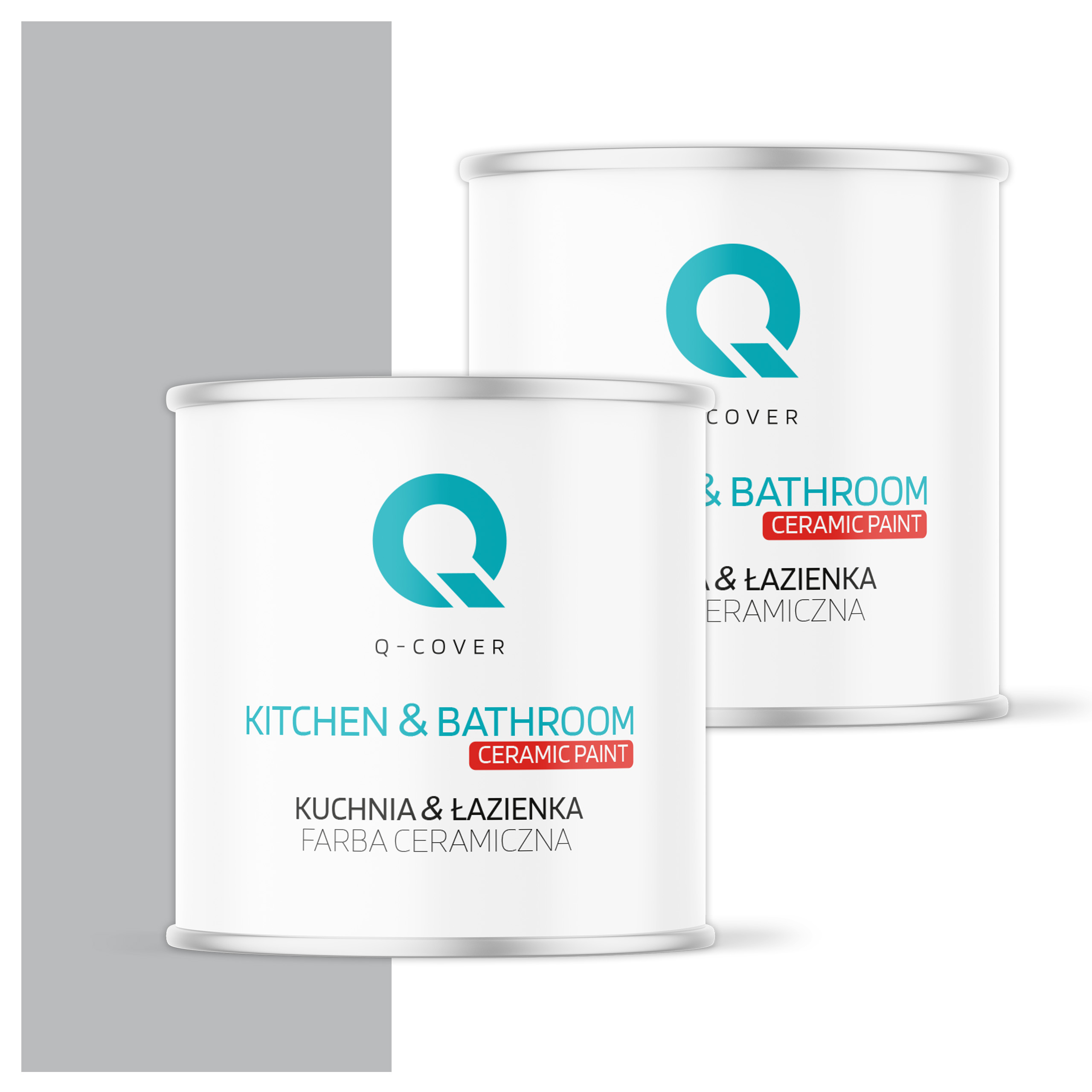 Farba do kuchyne a kúpeľne Umývateľná 2L Hlboká matná farba Šedá H1050