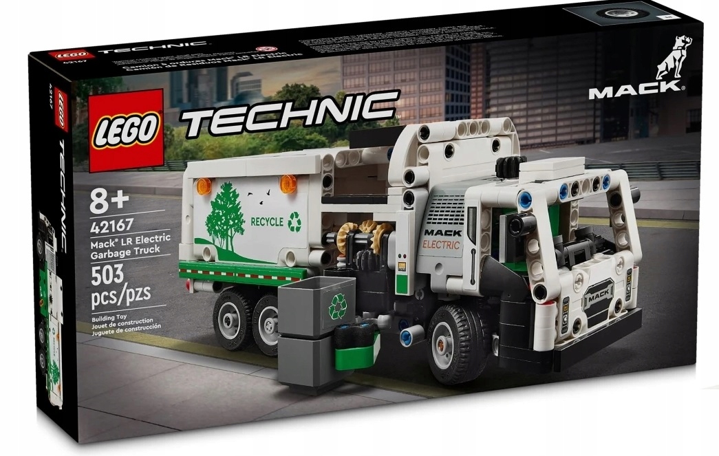 Lego 42167 Technic Popelářský vůz Mack Lr Electric