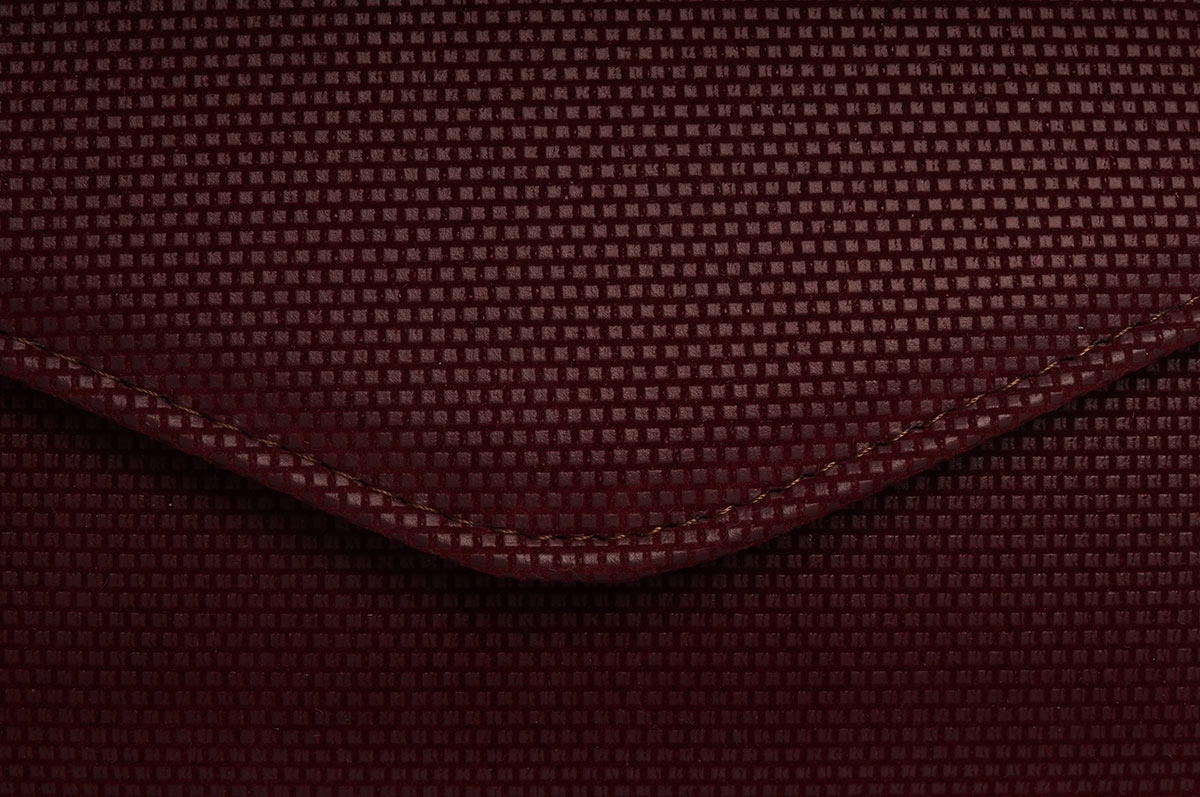 BORDOWA KOPERTÓWKA TOREBKA WIZYTOWA S4 SOLOME Kolor czerwony