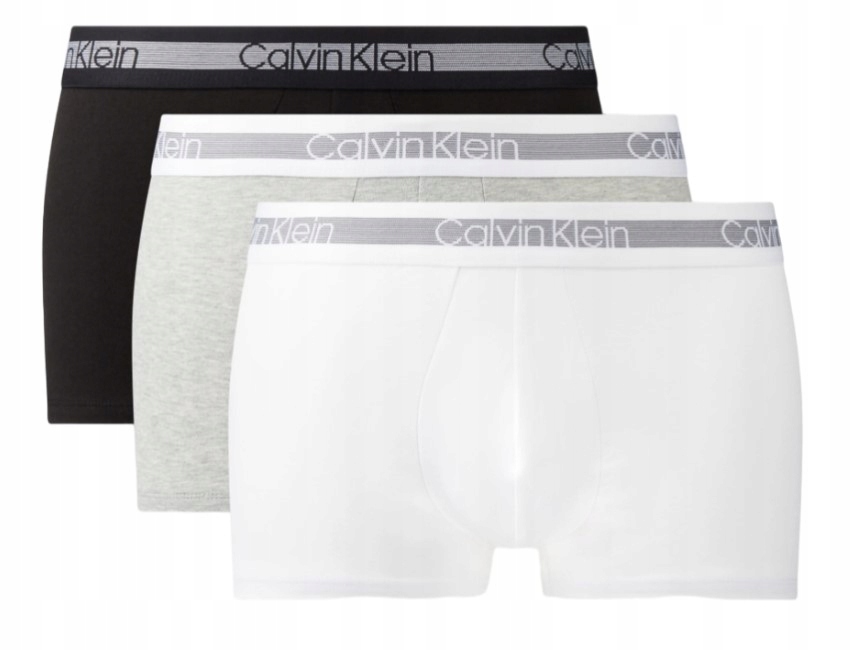 Calvin Klein Cooling Trunk 000NB1799A bavlněné boxerky 3 balení S