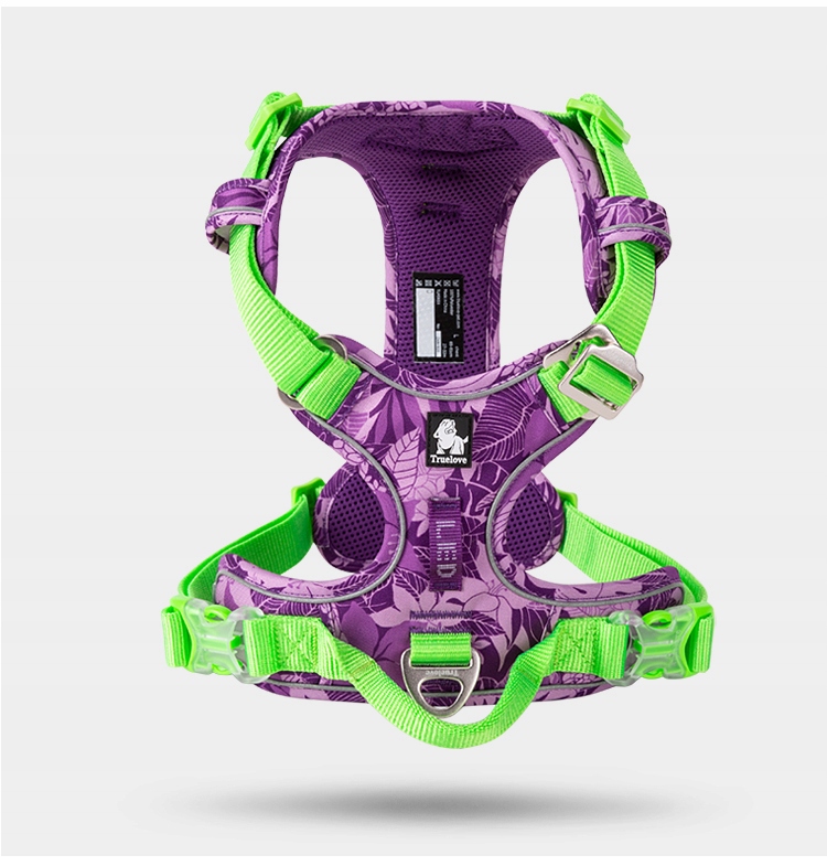 Levně Postroj pro psa Truelove- Camouflage Purple vel. L