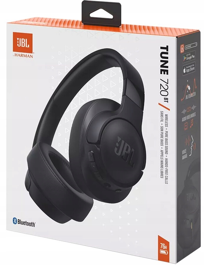 Słuchawki Bezprzewodowe Jbl Tune 720 Anc Nauszne Bluetooth Z Mikrofonem