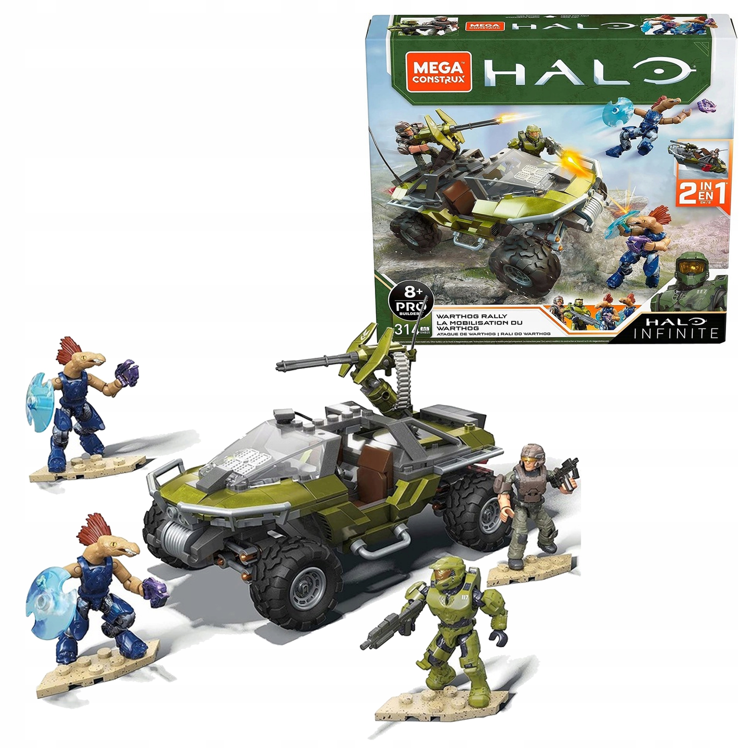 

Klocki Halo Warthog Rally 314el Mega Contrux GNB25