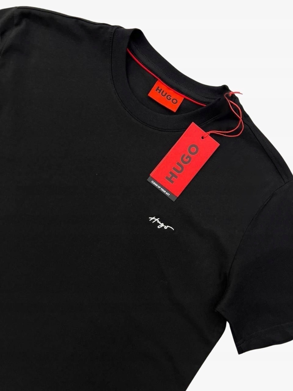 Hugo tričko Durned black/černé s logem r.XL