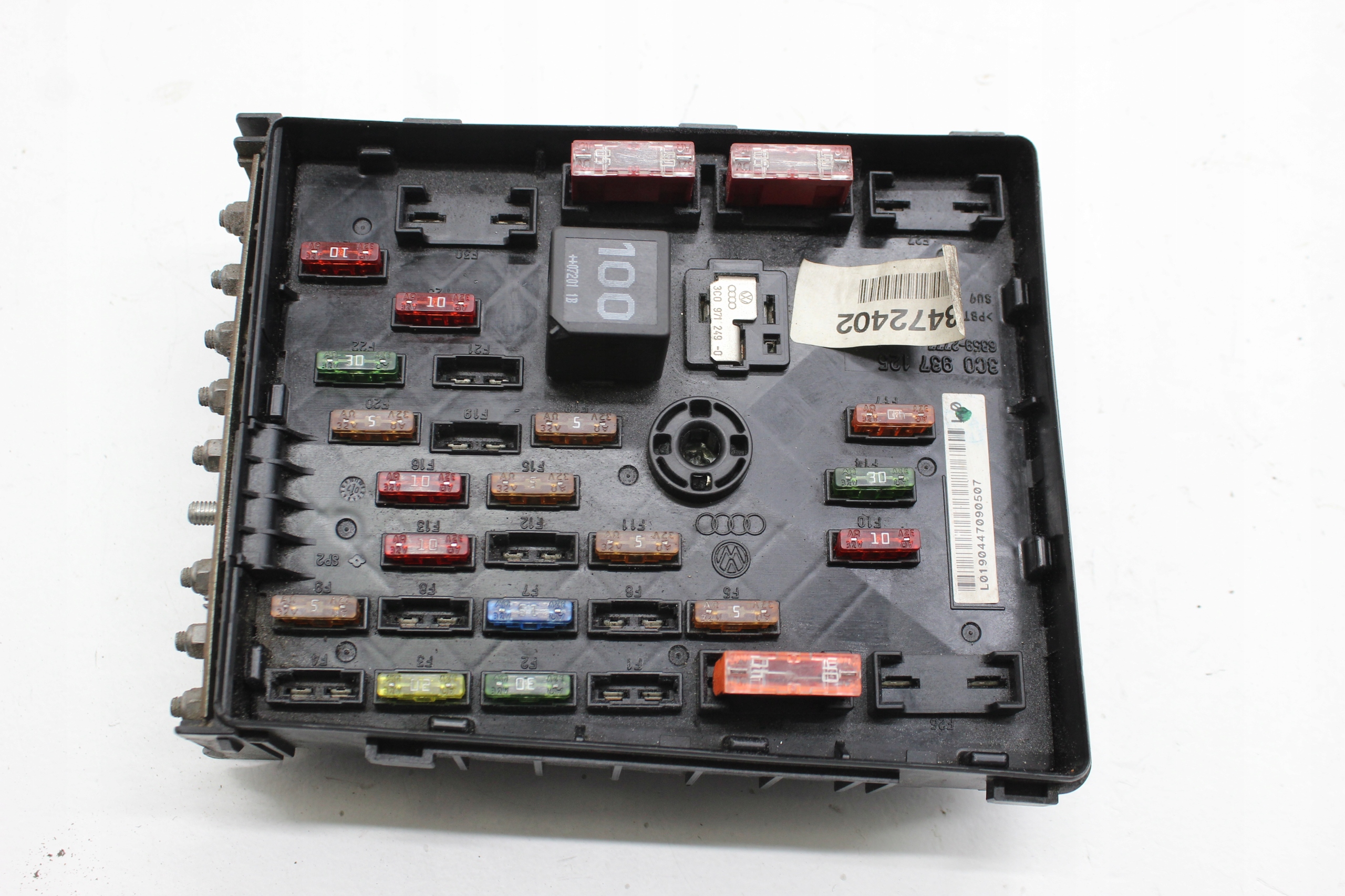 VW PASSAT B6 SKRZYNKA BEZPIECZNIKÓW 3C0937125A