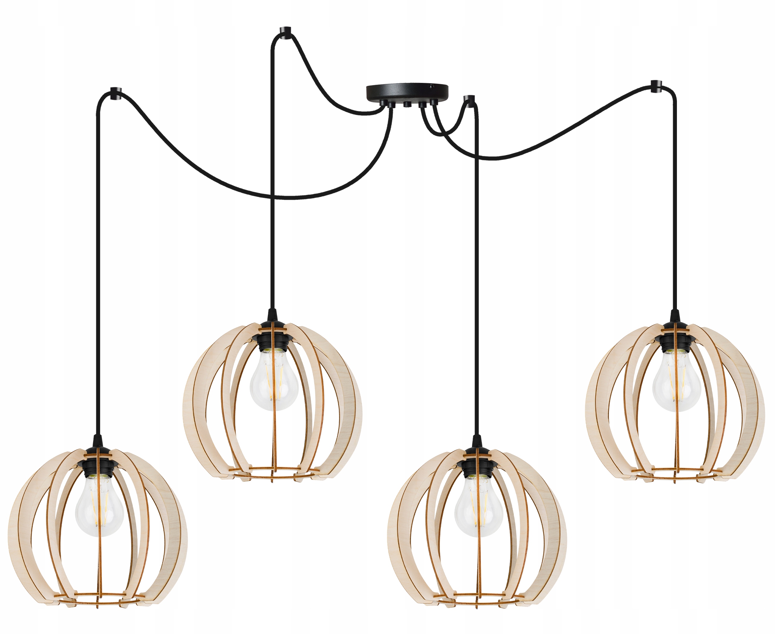 Závěsné Stropní Svítidlo Dřevěný Lustr Moderní Boho Do Jídelny