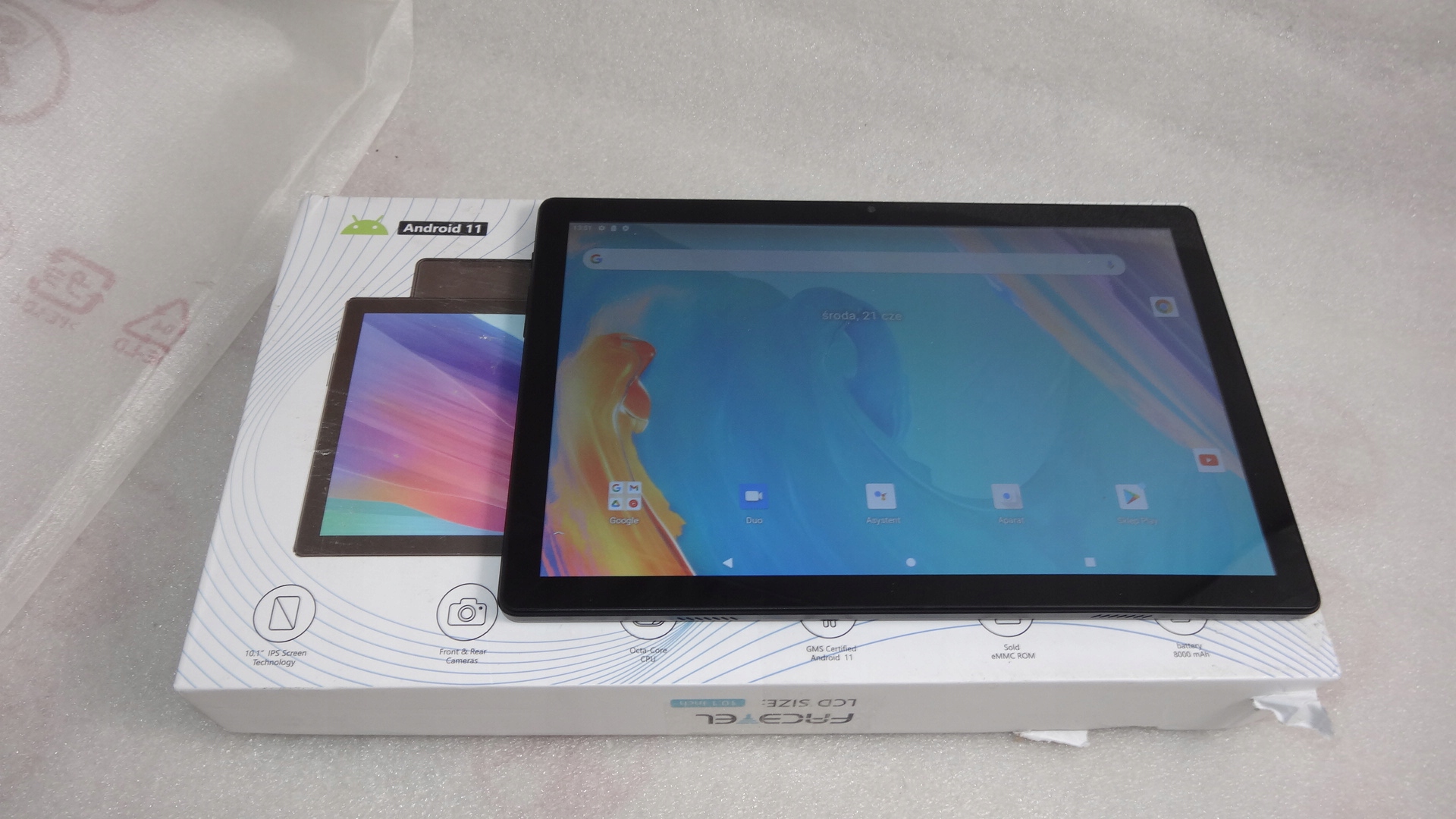 Global Version Facetel Q10 Tablet 10 Inch Octa Core 4+64GB 8000 mAh Tablete  PC