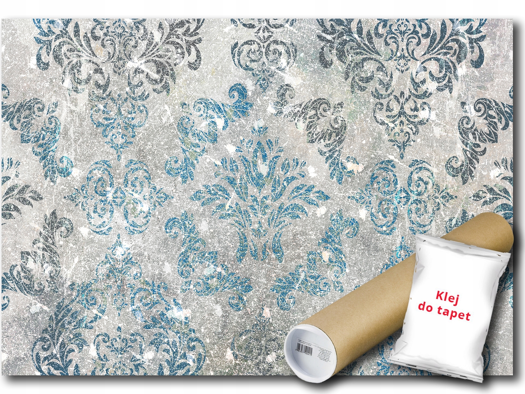 Vinylová Fototapeta Imitace Betonu Stěna Struktura Vzor Ornament 416x254