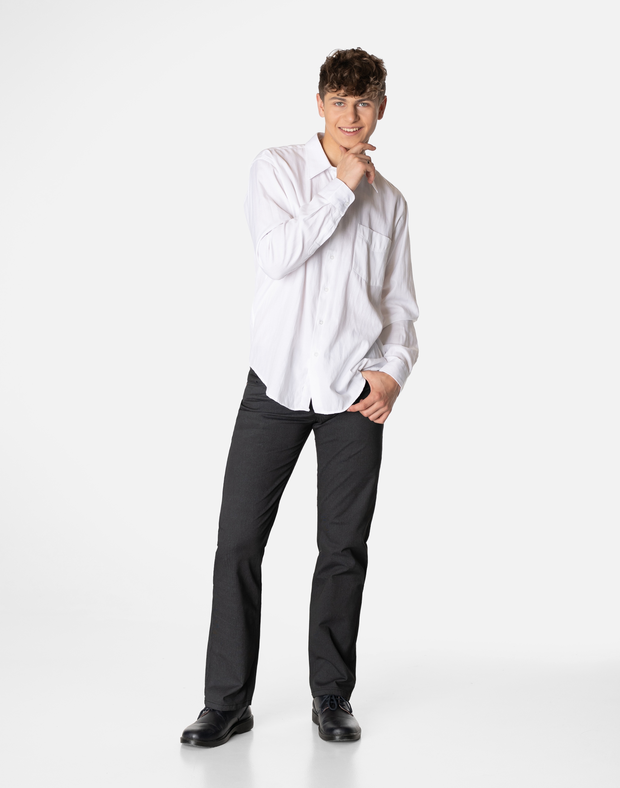 Eleganckie Cienkie Czarne Spodnie Męskie z Bawełny na Wiosnę Lato TN321 W32 Marka Megitarnow