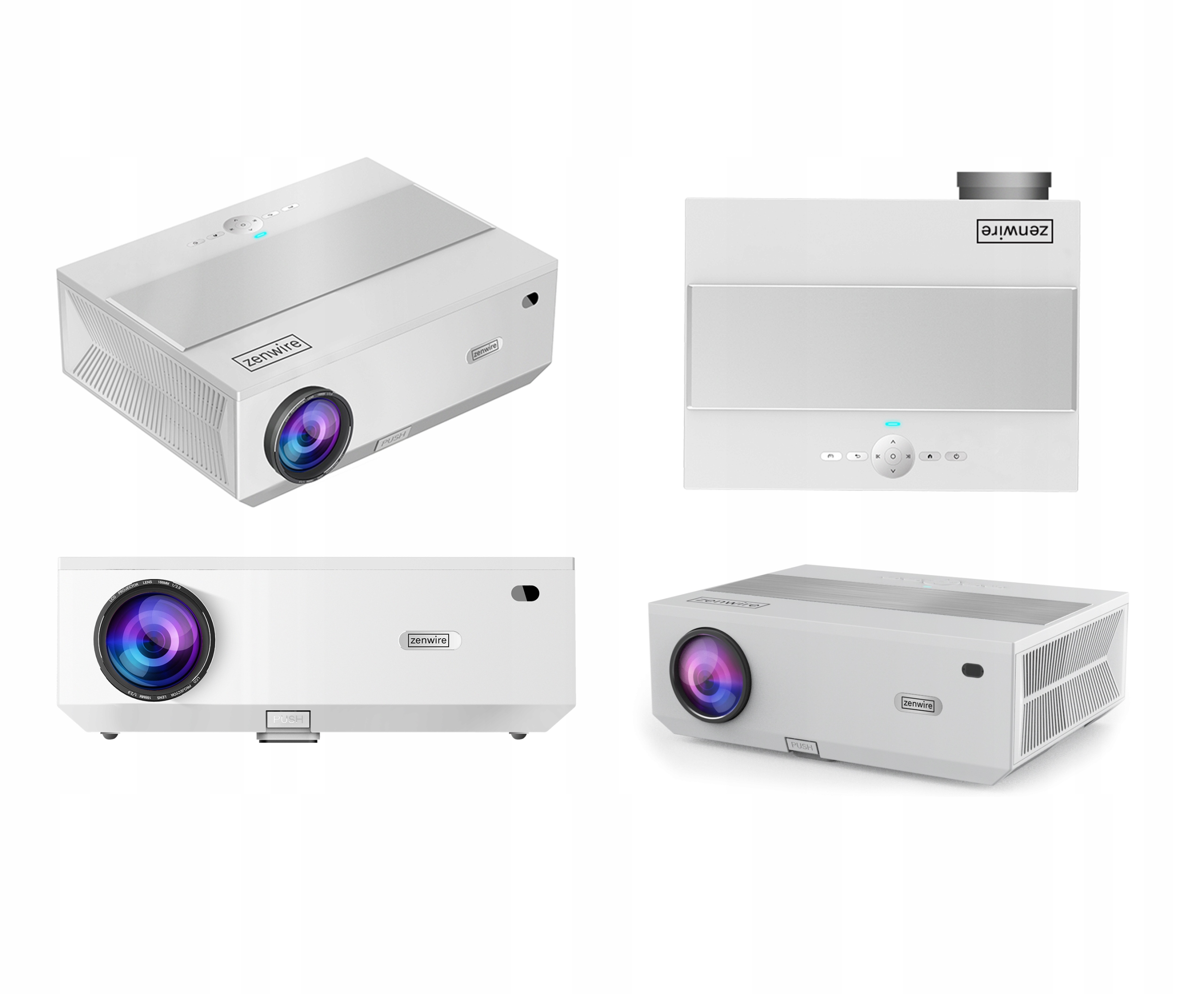 Projektor Rzutnik LED Android WiFi SMART FULL HD 4K Bluetooth 13500lm JASNY Jasność lampy (ANSI) 13500 lm