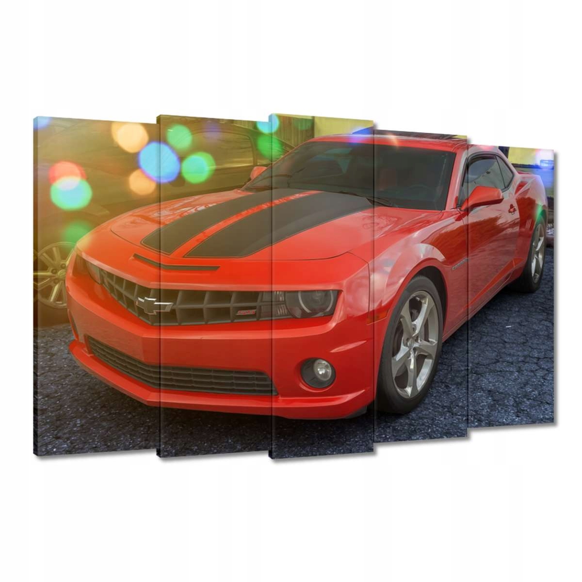 Obrazy 150x95 Chevy Camaro Ss Červené