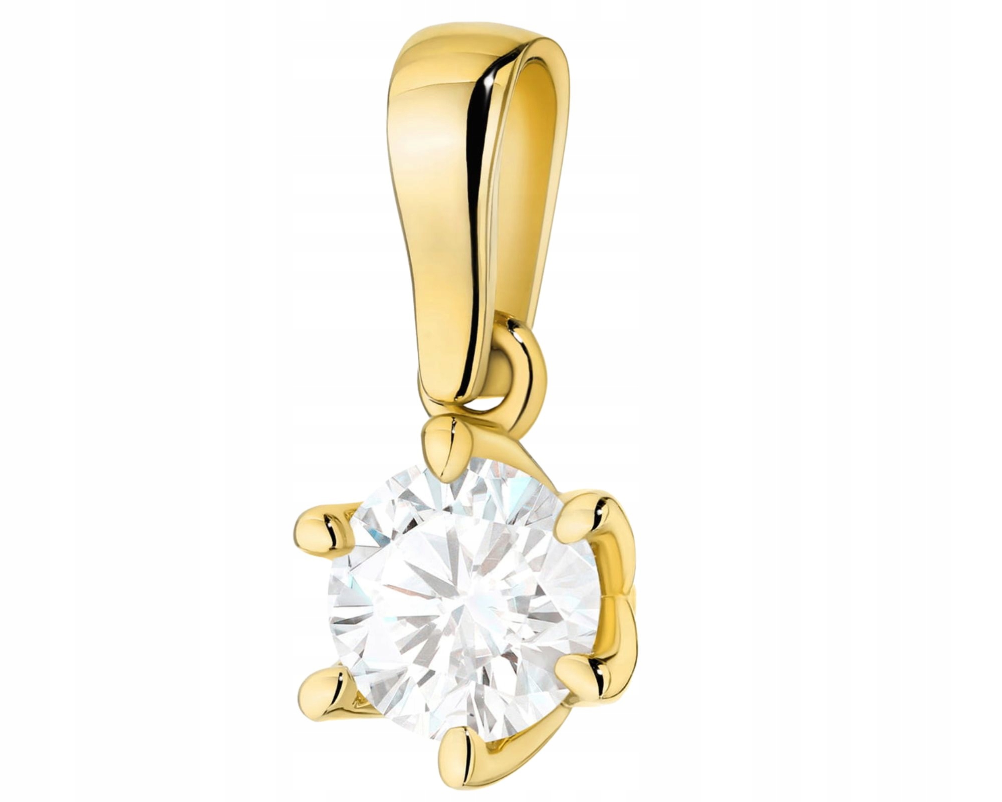 Přívěsek S Briliantem Lab-grown 0,70 Ct Zlato Drť 585 Elegantní Lesk